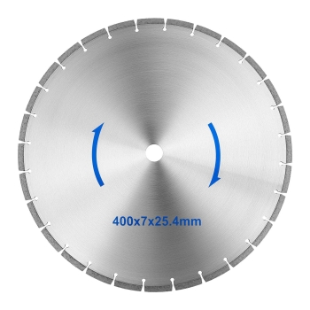 Tarcza do piły tarczowej do cięcia kamienia z diamentowym ostrzem śr. 400/25.4mm