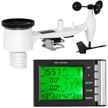 Bezprzewodowa stacja meteorologiczna pogodowa 9 zjawisk LCD 100m