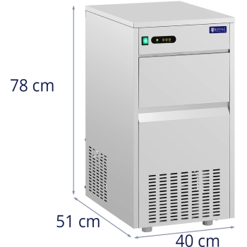 Barowa kostkarka maszyna do kostek lodu 25 kg/dzień 7 kg 240 W