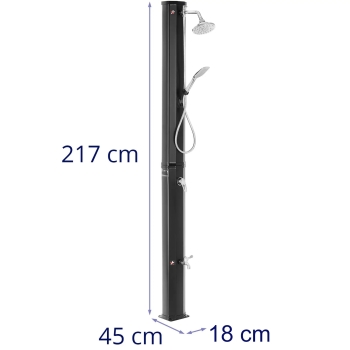 Prysznic natrysk ogrodowy turystyczny solarny ze zbiornikiem 35 l