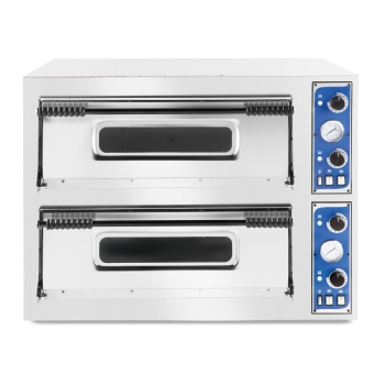 Piec do pizzy podwójny Basic XL 44 8 pizz 12000W - Hendi 226957