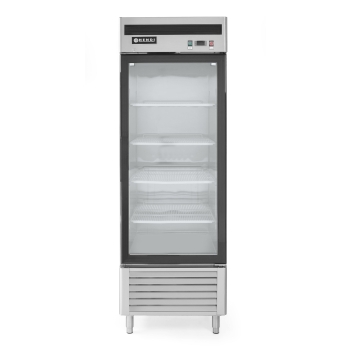 Szafa chłodnicza lodówka przeszklona Kitchen Line 1-drzwiowa 610L - Hendi 233160