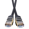 Speed Seven szybki kabel sieciowy RJ45 Cat 7 10Gbps 2m czarny