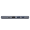 Stacja dokująca HUB 7w1 USB-C Thunderbolt MacBook Pro 2016 2017 2018 szary