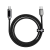 Kabel przewód USB-C - USB-C z wyświetlaczem miernikiem mocy 2m - czarny