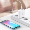 Szybka ładowarka sieciowa USB-C + USB 36 W Quick Charge 4.0 Power Delivery biały