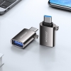 Adapter przejściówka USB 3.2 Gen 1 męski - USB-C żeński czarny