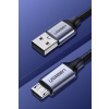 Kabel przewód USB - micro USB 2m szary