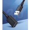 Przedłużacz przejściówka przewodu USB 3.0 2m czarny