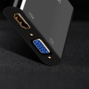 Przejściówka adapter konwerter HDMI - VGA / HDMI + mini jack 3.5mm czarny