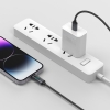 Kabel do iPhone z wyświetlaczem LED Lightning - USB-C 2.4A 1.2m czarny