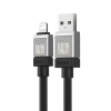 Kabel przewód do iPhone CoolPlay USB - Lightning 2.4A 2m czarny