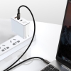 Kabel przewód USB-C szybkie ładowanie Power Delivery PD QC 100W 5A 1m czarny