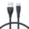 Kabel przewód Surpass Series USB - USB-C do szybkiego ładowania 3A 1.2m czarny