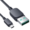 Kabel przewód USB - micro USB 2.4A 1.2m czarny