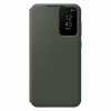 Etui pokrowiec z klapką portfel na kartę Samsung Galaxy S23+ Smart View Wallet Case khaki