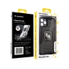 Pancerne etui pokrowiec + magnetyczny uchwyt iPhone 13 Ring Armor czarny