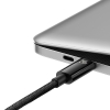 Kabel przewód USB-C 480Mb/s 240W Tungsten Gold 1m czarny