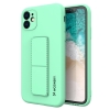 Silikonowe etui z podstawką etui Samsung Galaxy A72 4G Kickstand Case miętowe