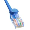 Kabel przewód sieciowy Ethernet Cat 6 RJ-45 1000Mb/s skrętka 5m niebieski