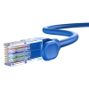 Kabel przewód sieciowy Ethernet Cat 6 RJ-45 1000Mb/s skrętka 0.5m niebieski