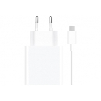 Szybka ładowarka sieciowa USB-A do USB-C Travel Charger Combo 67W - biały