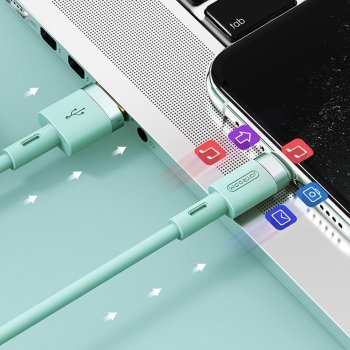 Kabel przewód do iPhone USB - Lightning 2.4A 1.2m biały