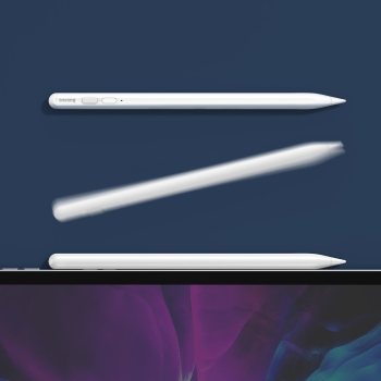 Pojemnościowy rysik aktywny do iPad + kabel USB-C 3A 0.3m biały