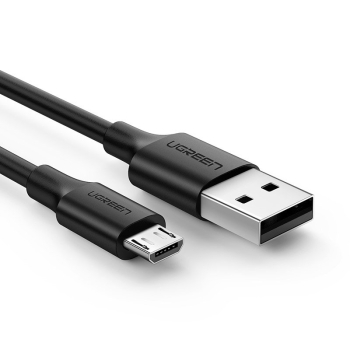 Kabel przewód USB - micro USB 2A 1m czarny