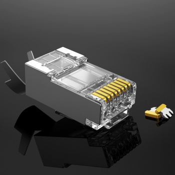 Wtyk modularny wtyczka RJ45 8P8C Cat 6A / 7 - ZESTAW 10szt.