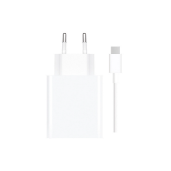 Szybka ładowarka sieciowa XIAOMI Travel Charger 33W PD + kabel USB - USB-C biała