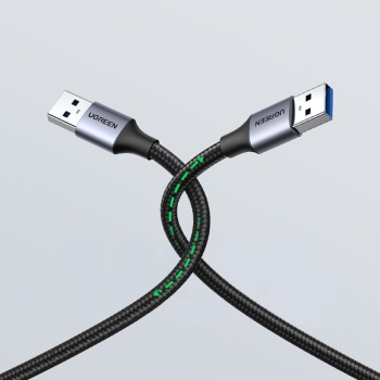 Wytrzymały kabel przewód w oplocie USB 3.0 5Gb/s 2m szary