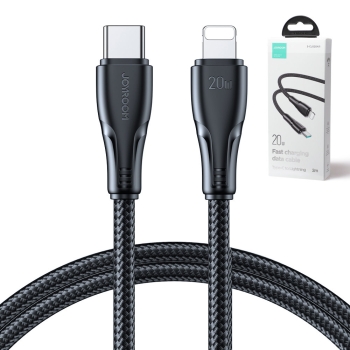 Przewód kabel iPhone Surpass Series USB-C - Lightning 20W 2m czarny