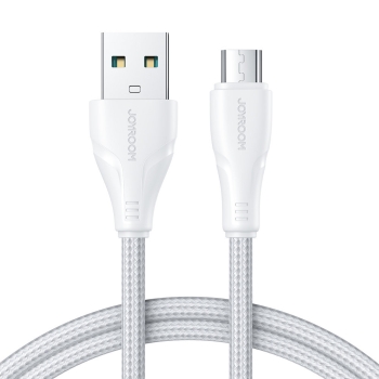 Przewód kabel Surpass Series USB - micro USB 2.4A 2m biały