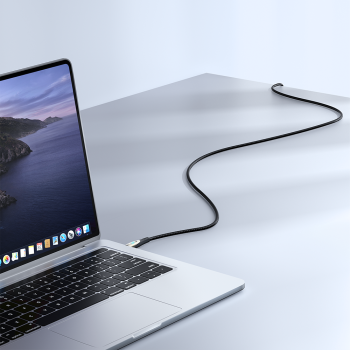 Kabel przewód do iPhone Star-Light Series USB-C - Lightning 30W 2m czarny