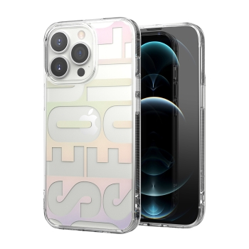 Pancerne etui pokrowiec z żelową ramką iPhone 13 Pro Fusion Design przezroczysty