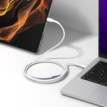 Kabel przewód USB-A - USB-C 480Mb/s 12W 2m żółty