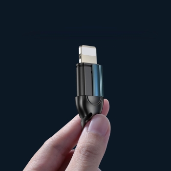 ZESTAW 3x kabel przewód USB - USB-C w oplocie 0.25m / 1.2m / 2m 3A szary