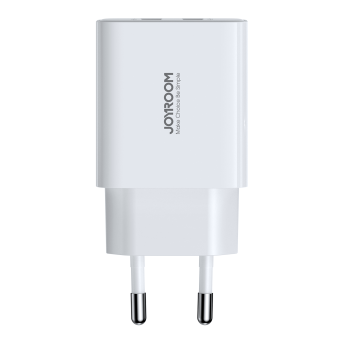 Ładowarka sieciowa 2x USB-A 10.5W 2.1A biały