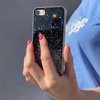 Błyszczące etui pokrowiec z brokatem Samsung Galaxy M31s Star Glitter przezroczysty