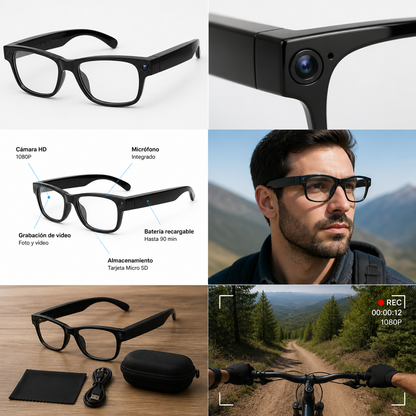 INCREIBLE GAFAS CON CAMARA UNIXES